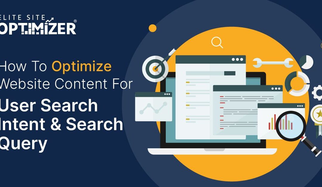 how to optimize website content for user search intent search query