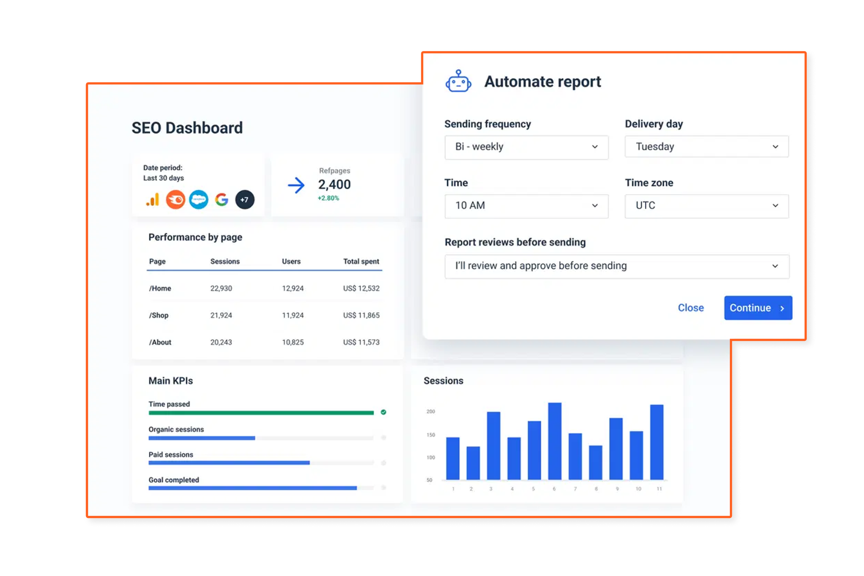 ESO On-Page SEO Analysis Performance screenshot image